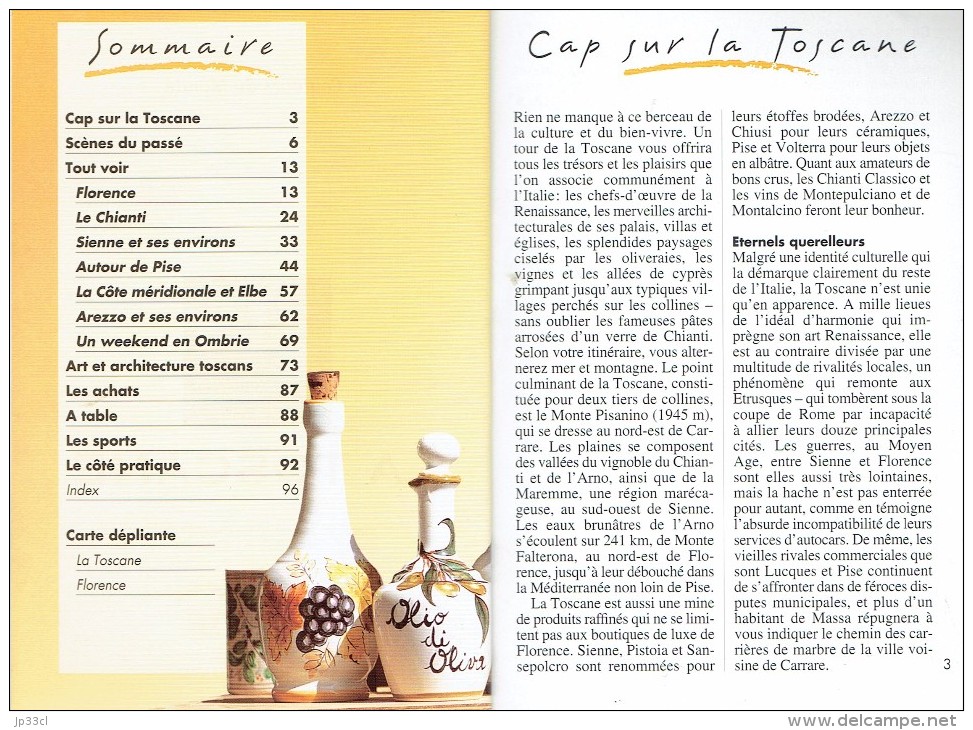 Mini-guide Artis Historia La Toscane, 96 Pages, 2002 - Toerisme