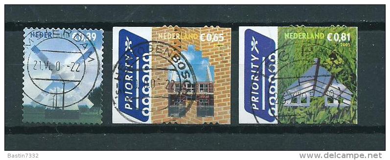 2005 Netherlands Complete Set Windmill,architecture Used/gebruikt/oblitere - Gebruikt