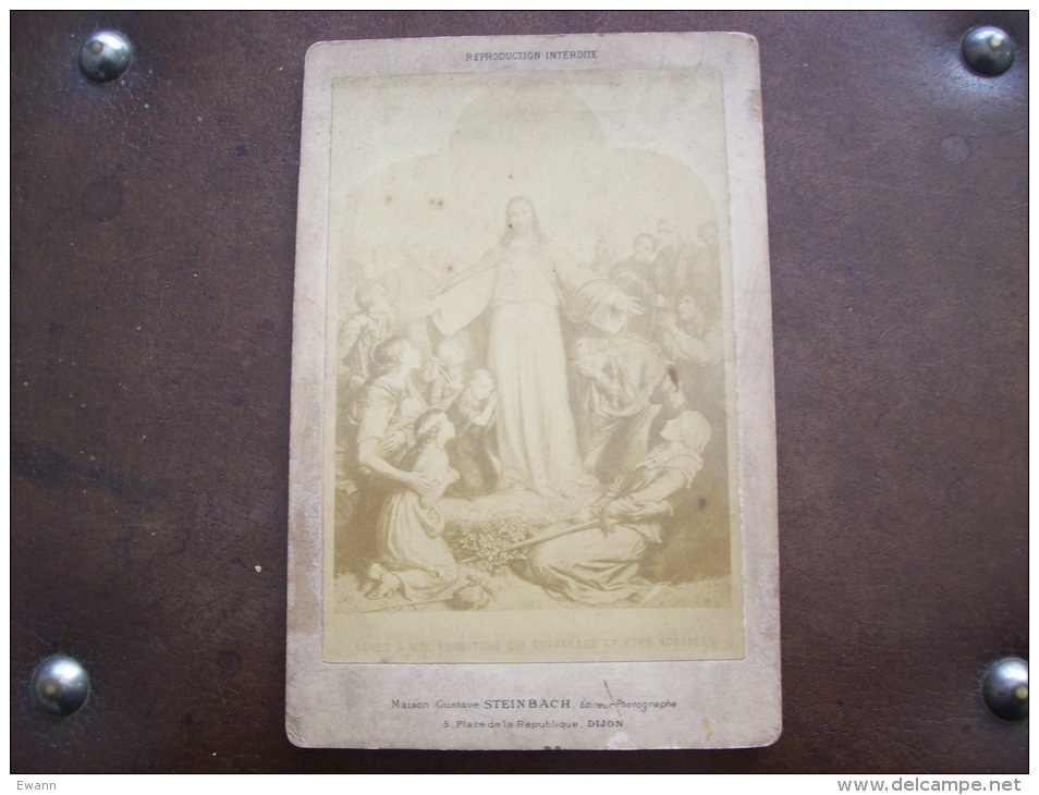 Photographie Ancienne Originale Religieuse- Gustave Steinbach, Dijon - Other & Unclassified