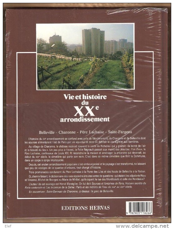 Livre PARIS Vie Et Histoire Du XX E Arrondisssement Histoires Anecdotes Vie Pratique; Cartes Croquis,BELLEVILLE CHARONNE - Parigi