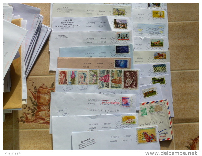 517 ENVELOPPES TIMBRÉES DE FRANCE - Vrac (max 999 Timbres)