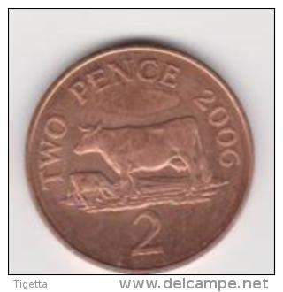 GUERNSEY   2 PENCE   ANNO 2006  UNC - Guernesey