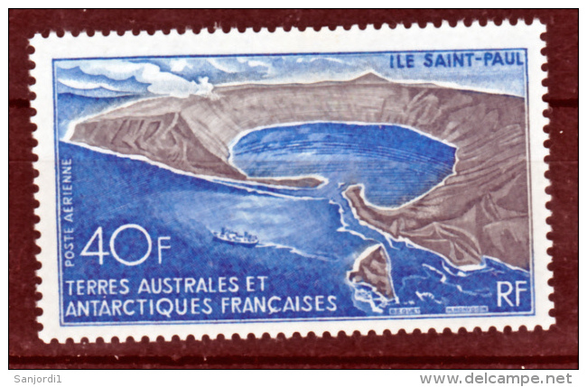 TAAF PA  17 Ile Saint Paul  Neuf ** MNH Sin Charmela Cote 65 - Poste Aérienne