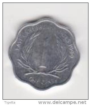 EAST CARIBBEAN TERRITORIES  1 CENTS  ANNO 1999 UNC - British Caribbean Territories