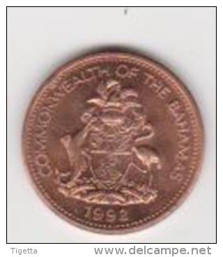 BAHAMAS   1 CENT   ANNO 1992 UNC - Bahamas