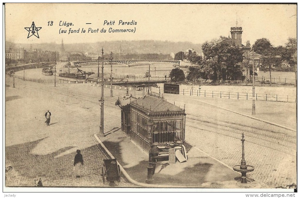 Liége -- Petit Paradis (au Fond Le Pont Du Commerce).   (2 Scans) - Liege