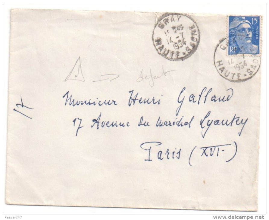 15 Fr  Manque Partie Signature - Briefe U. Dokumente