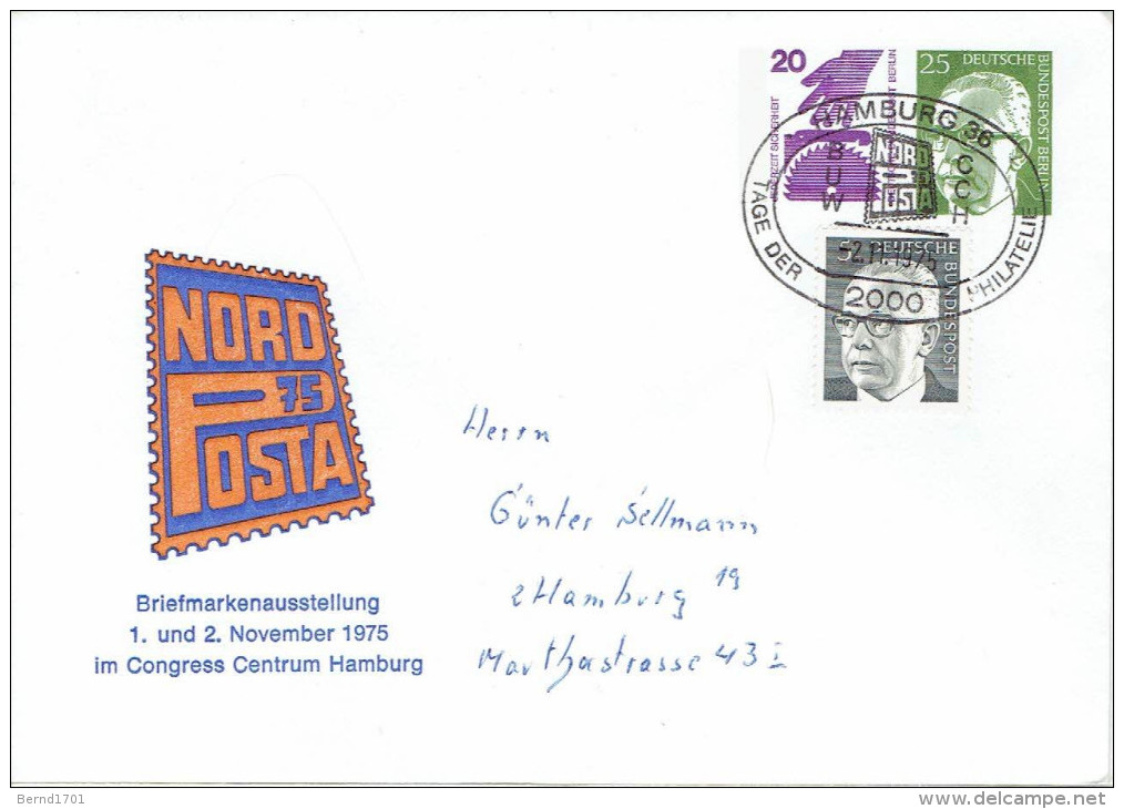 Germany / Berlin  - Umschlag Sonderstempel / Cover Special Cancellation (a506)- - Sobres Privados - Usados