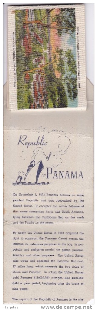 GREETINGS FROM PANAMA - LIBRITO POSTAL CON 18 IMÁGENES DE PANAMA - Panamá