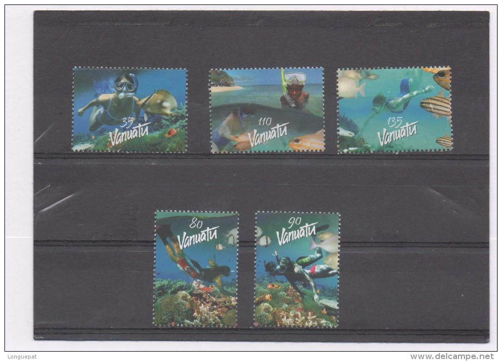 VANUATU - Sport - La Plongée Avec Tuba à Vanuatu : Plongée, Poissons - - Vanuatu (1980-...)