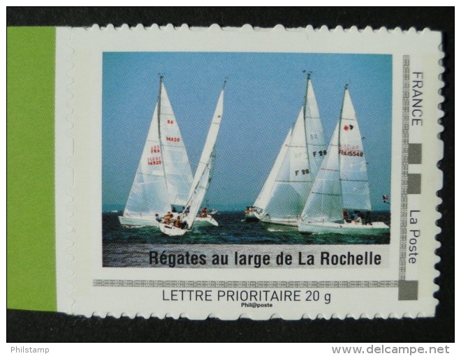 2009_04. Collector Poitou-Charentes Comme J´aime. Régates. Adhésif (lettre 20g). Neuf [voile, Voilier, Bâteau, Ship] - Collectors