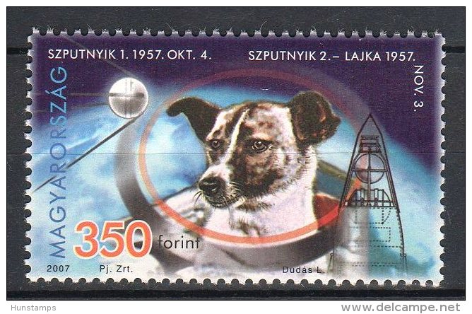 Hungary 2007. Lajka Space Dog / Animals  Nice Stamp MNH (**) Michel: 5137 - Dogs