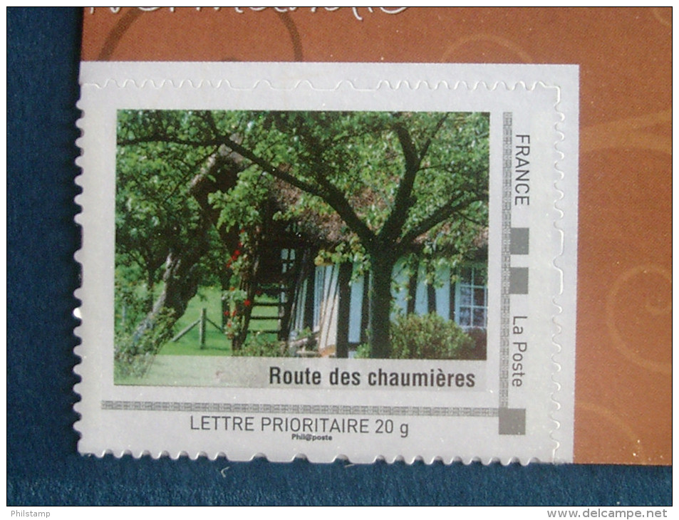 2009_04. Collector Haute-Normandie Comme J´aime. Route Des Chaumières. Adhésif Neuf [maison,garden, Tree, Jardin, Arbre] - Collectors