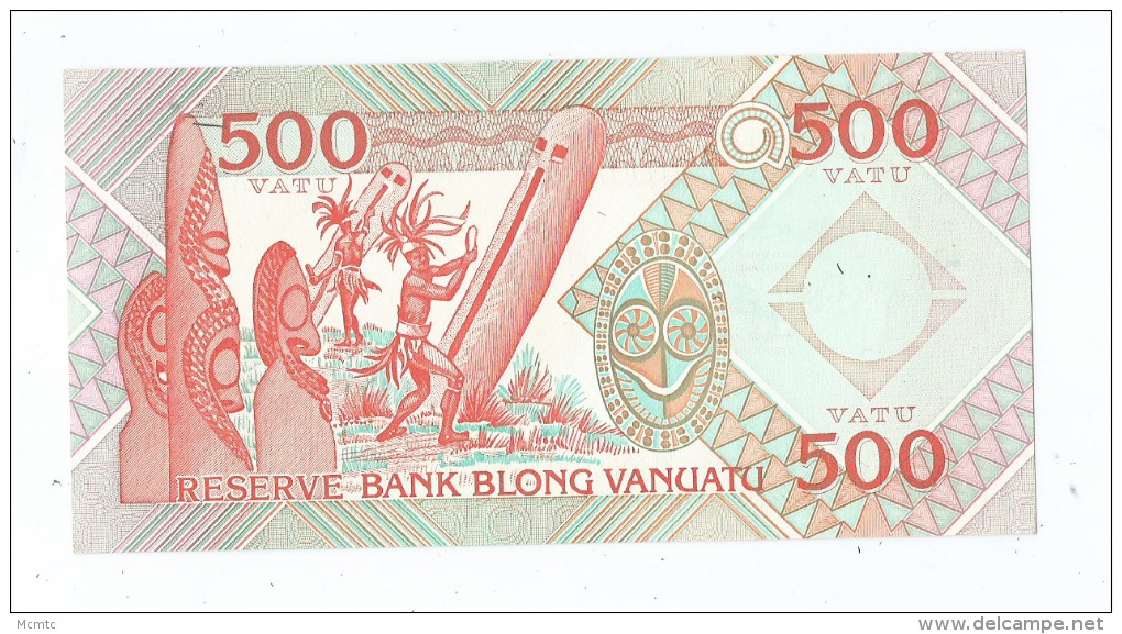 1 Billet De 500 -  Vanuatu -  (2 Scans)- - Vanuatu