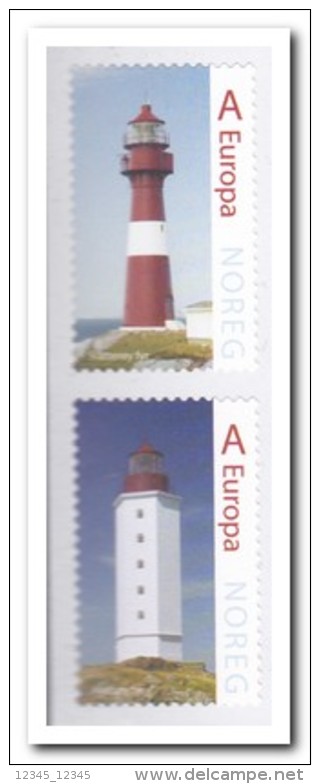 Noorwegen 2015, Postfris MNH, Lighthouses - Markenheftchen