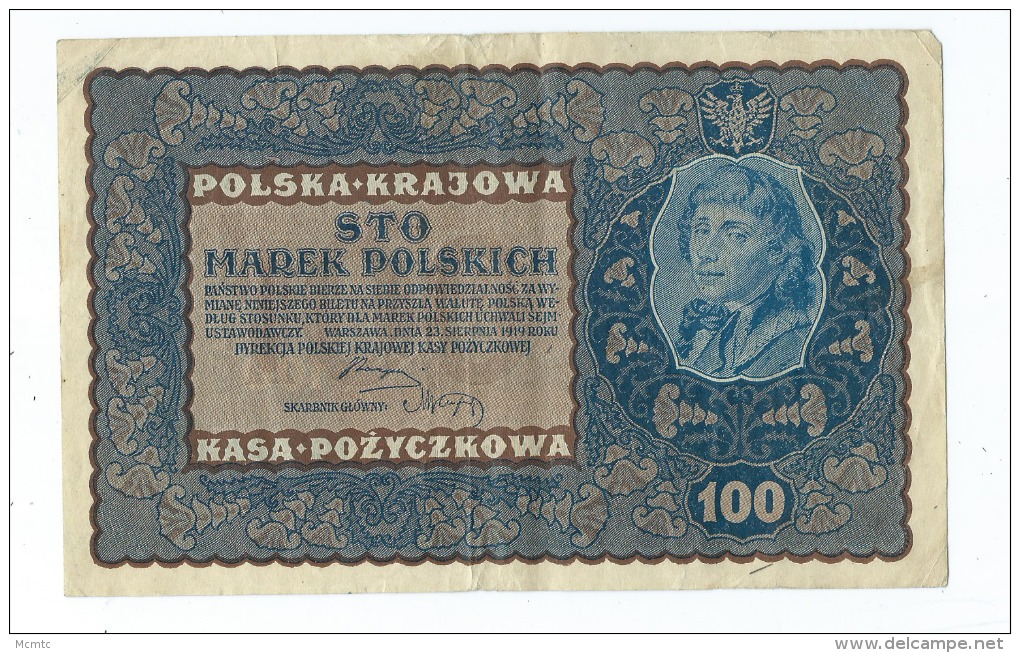 Lot de 10 billets  Pologne  -  (4 scans)-