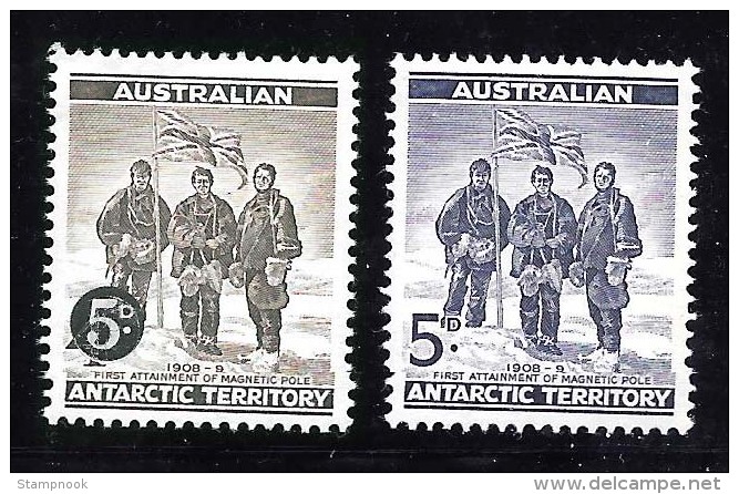 Australia Antarctic Terr. Scott    L1 & L6   Mint NH VF   CV 2.15 - Nuovi