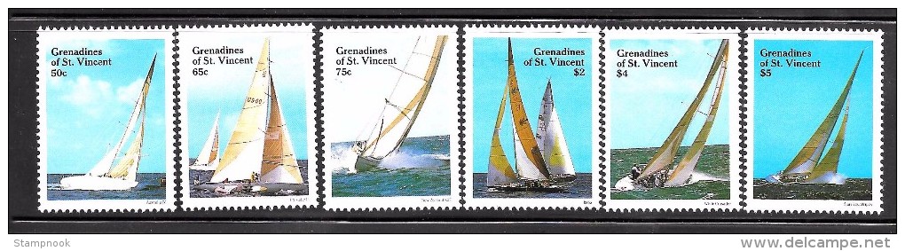 St Vincent Grenadines Scott   579-84 Mint NH CV 5.60 - St.Vincent & Grenadines