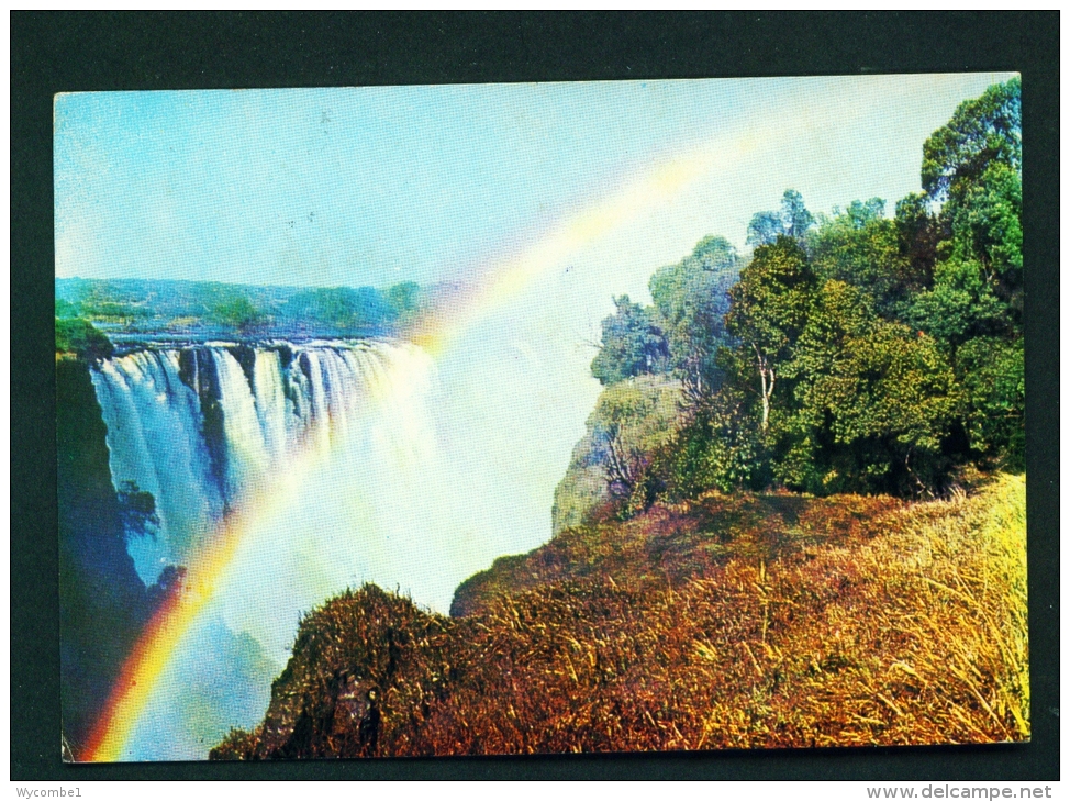 ZIMBABWE  -  Victoria Falls  Used Postcard As Scans - Simbabwe