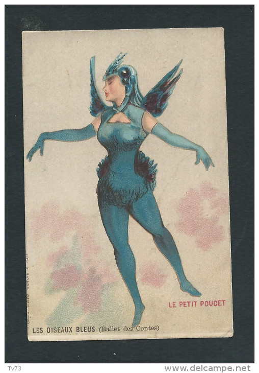 L2414 - Chromo - Chocolat MATTE Montpellier - Le Petit Poucet - Les Oiseaux Bleus - Other & Unclassified