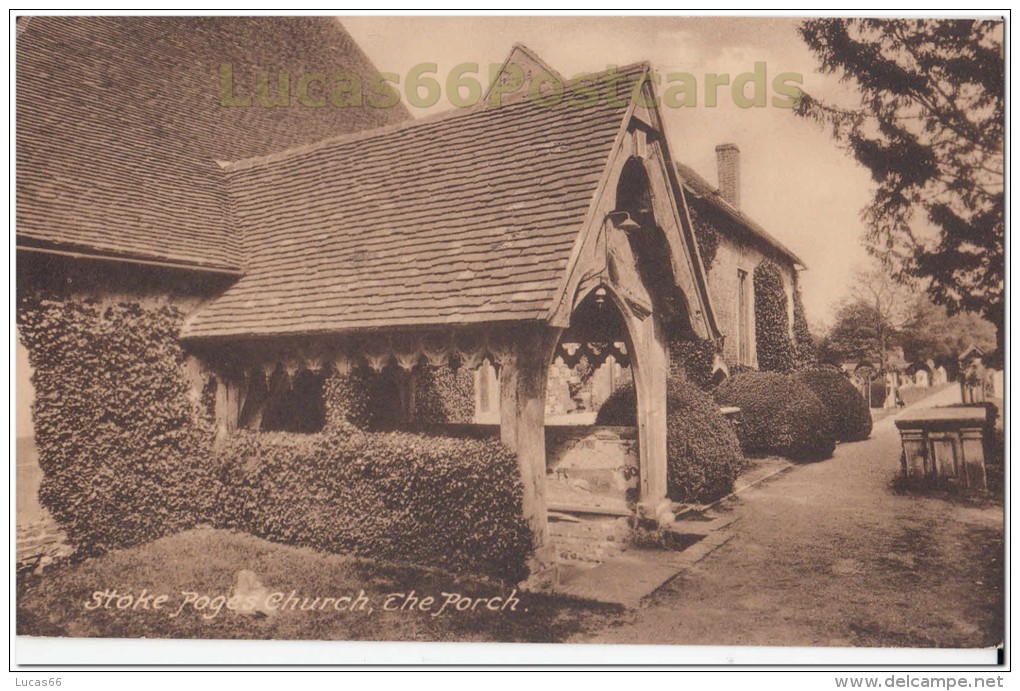 Stoke - Poges Church - The Porch - Stoke-on-Trent