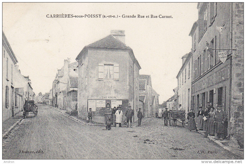 (k) Carrières-sous-Poissy - Grande Rue Et Rue Carnot - Carrieres Sous Poissy