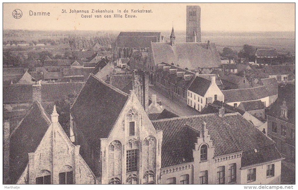 Damme - St. Johannus Ziekenhuis In De Kerkstraat - Gevel Van Den XIIIe Eeuw - Damme