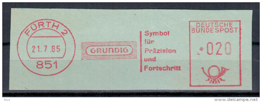 Germany Deutschland 1965 GRUNDIG, Electronics Radio, Furth - Otros & Sin Clasificación