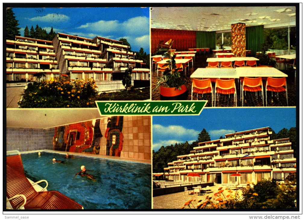 Bad Schwalbach Im Taunus  -  Kurklinik Am Park  -  Mehrbild-Ansichtskarte Ca. 1977   (5412) - Bad Schwalbach