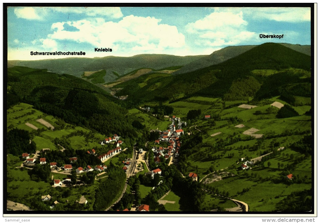 Bad Peterstal ( Renchtal ) / Schwarzwald  -  Luftbildaufnahme  -  Ansichtskarte Ca. 1974    (5391) - Bad Peterstal-Griesbach