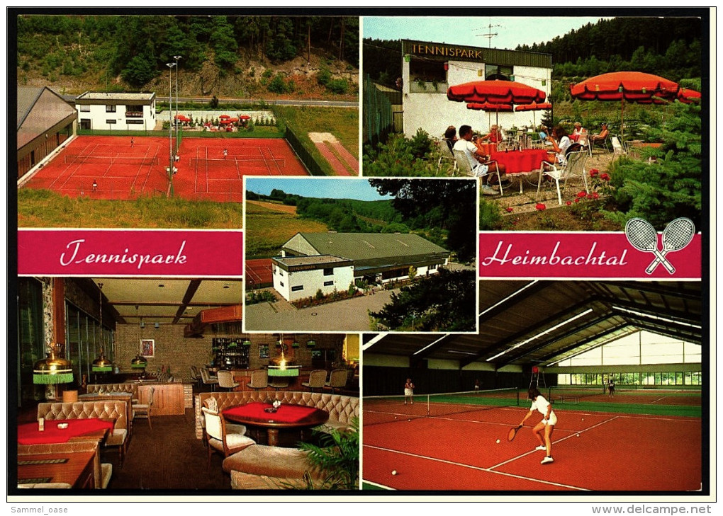 Bad Schwalbach Im Taunus  -  Tennispark Heimbachtal  -  Mehrbild-Ansichtskarte Ca. 1980   (5457) - Bad Schwalbach