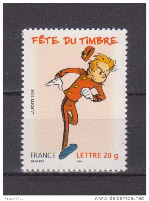 FRANCE / 2006 / Y&T N° 3877 ** : Spirou (de Feuille) - Gomme D´origine Intacte - Unused Stamps