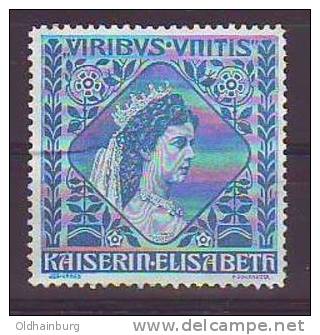 051aa: Kaiserin Sissy, Vignette Viribus Unitis, Vignette - Sonstige & Ohne Zuordnung