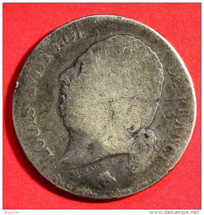 2 Francs 1824 D - LOUIS XVIII - 2 Francs