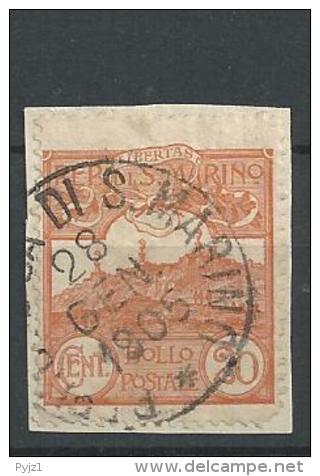 1903 USED San Marino - Oblitérés