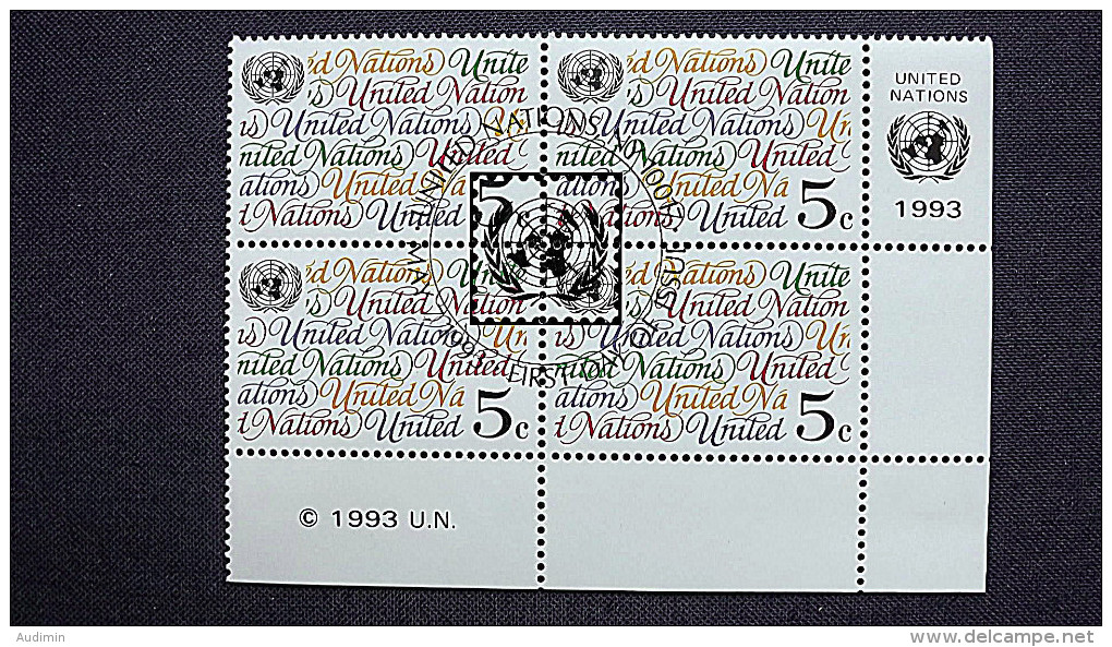 UNO-New York 650 Yv 634 Sc 626 Oo/FDC-cancelled EVB ´D´, Dauerserie - Oblitérés