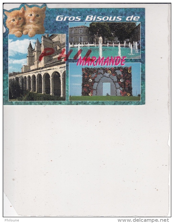 Marmande - Carte Multivues, Ref 1512-948 - Marmande