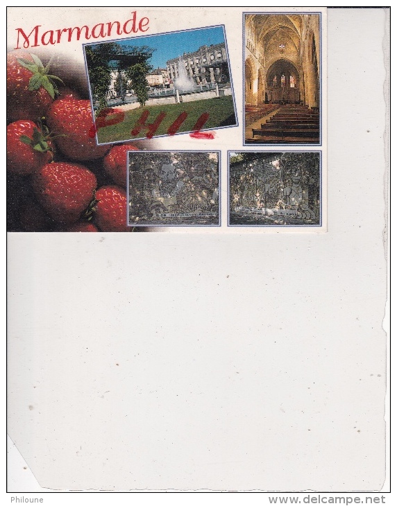 Marmande - Carte Multivues, Ref 1512-949 - Marmande