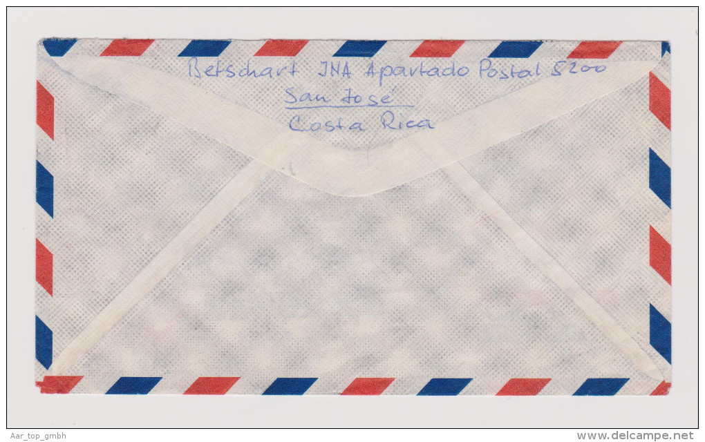 COSTA RICA 1968-03-08 Exprès Brief Nach Zollikon - Costa Rica
