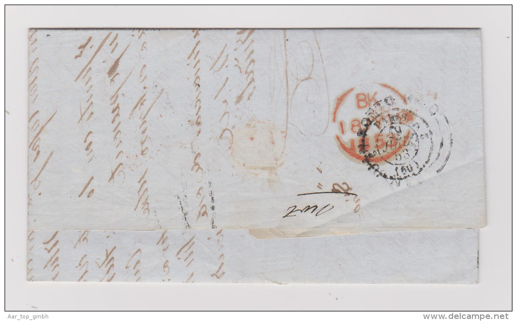PUERTO RICO 1853-06-26 Vorphila Brief Nach Paris - Antilles