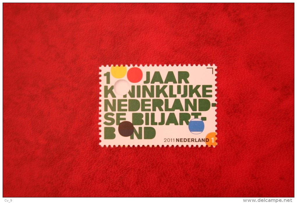 100 Jaar Gen. Ned. Biljartbond SPORT NVPH 2818 (Mi 2852) 2011 POSTFRIS / MNH ** NEDERLAND / NIEDERLANDE / NETHERLANDS - Neufs