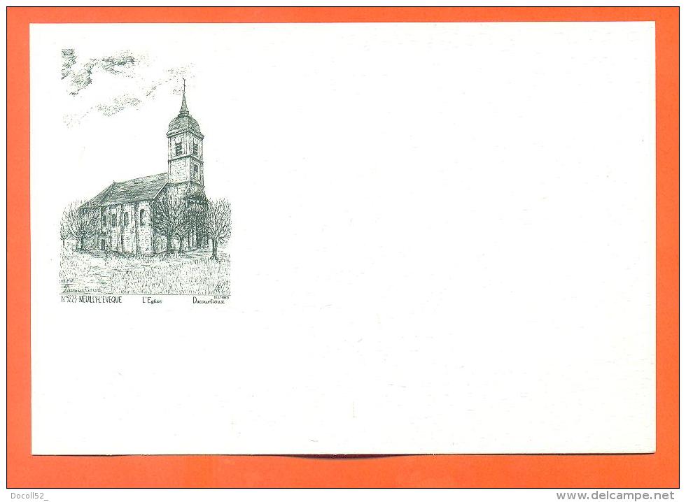 Dpt  52 Neuilly L'eveque  "  L'eglise  "  Dessin De Ducourtioux - Neuilly L'Eveque