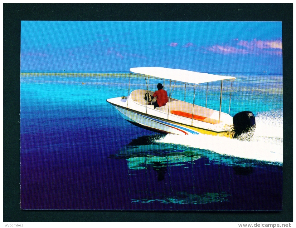 MALDIVES  -  Unused And Uncaptioned Postcard As Scan - Maldiven