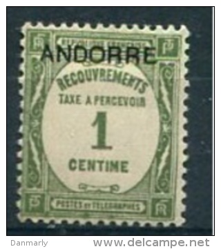 ANDORRE : Y&T**Taxe   N° 9 - Unused Stamps