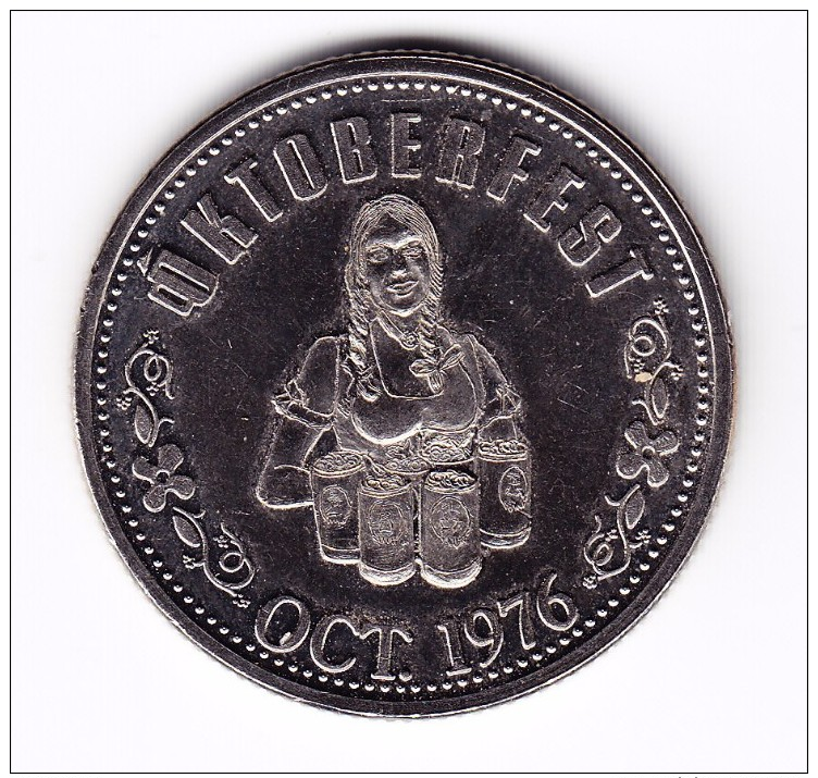 1976 Kitchener-Waterloo $1 Oktoberfest Token - Canada