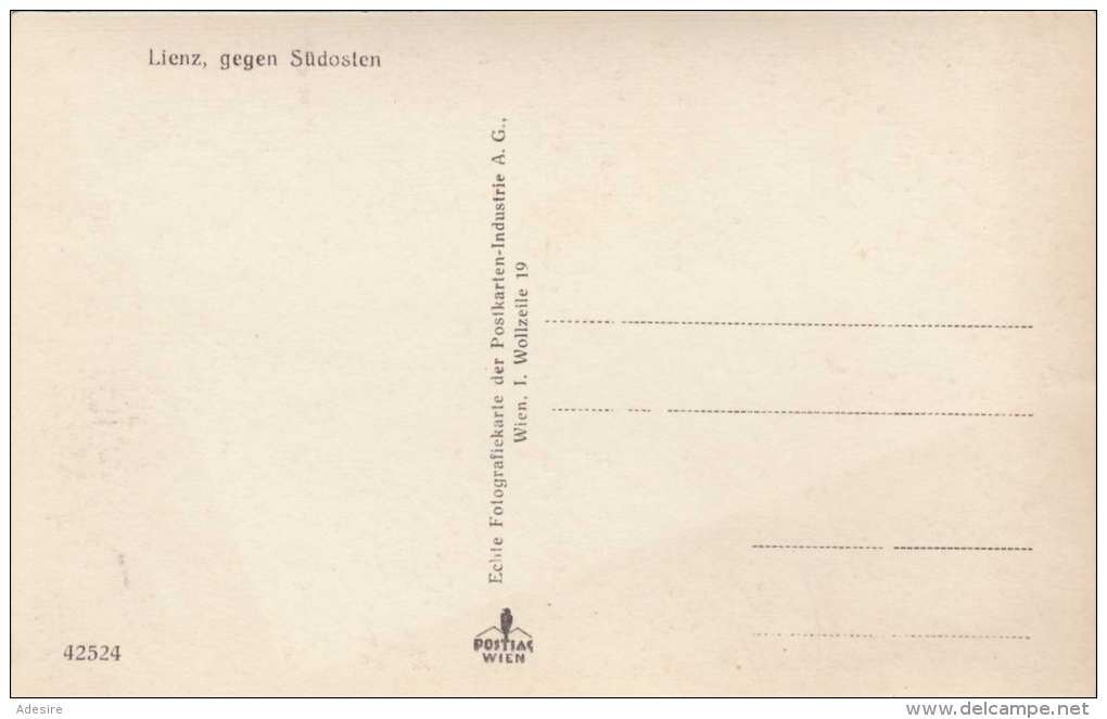 LIENZ (Osttirol) - Lienz Gegen Südosten, Fotokarte 195? - Lienz