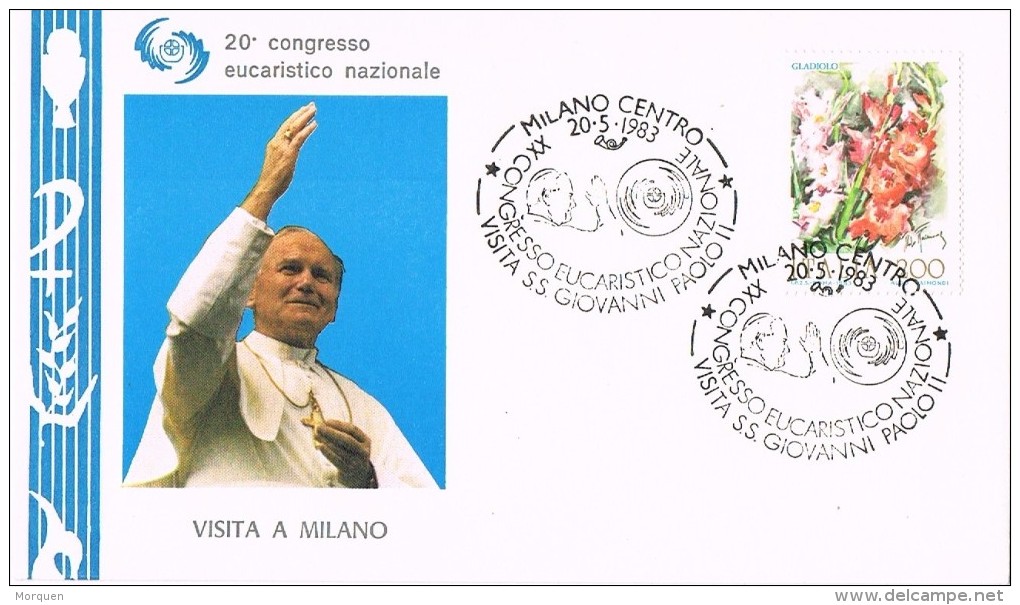 16203. Carta F.D.C. MILANO (Italia) 1983. Papa  Juan Pablo II - FDC