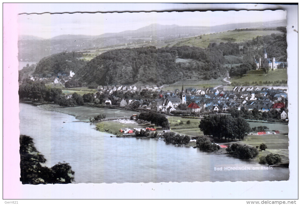 5462 BAD HÖNNINGEN, Panorama Mit Zeltplatz - Bad Hoenningen