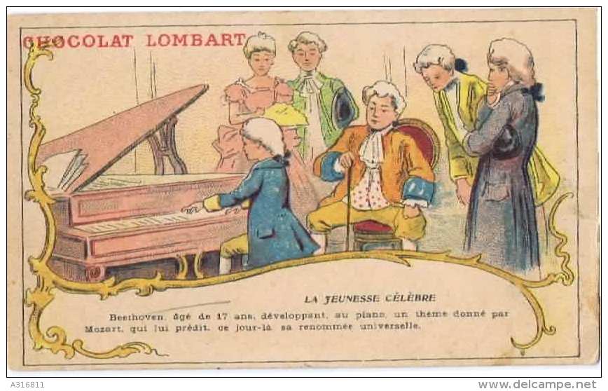 Cromo   La JEUNESSE CELEBRE - Lombart