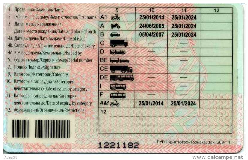 BELORUSSIA BELARUS  Driving License / Passport Passeport Reisepass Führerschein - Documents Historiques